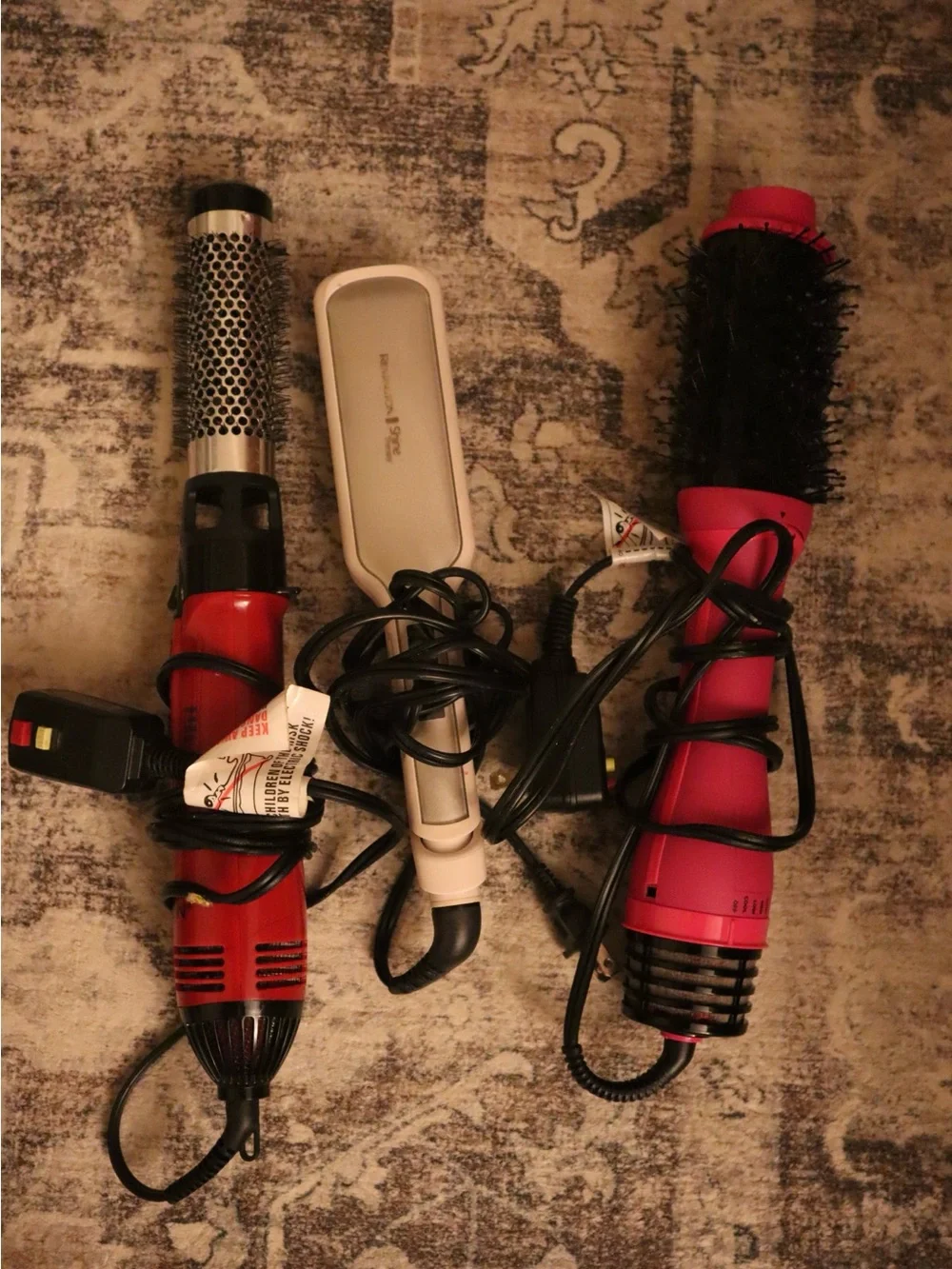 Revlon Pink and White Styling Tool Set
